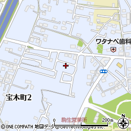 栃木県宇都宮市宝木町2丁目919-17周辺の地図