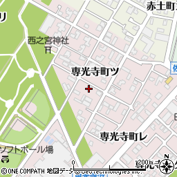 石川県金沢市専光寺町ツ39周辺の地図