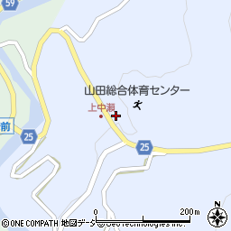 富山県富山市山田中瀬534周辺の地図