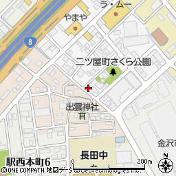 石川県金沢市二ツ屋町4-5周辺の地図