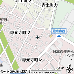 石川県金沢市専光寺町ツ66周辺の地図