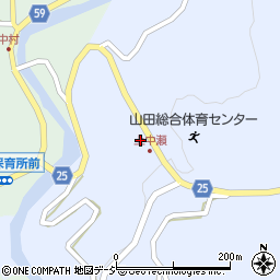 富山県富山市山田中瀬340周辺の地図