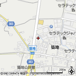 長田広告長野周辺の地図