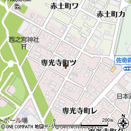 石川県金沢市専光寺町ツ48周辺の地図