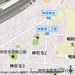 神宮寺桜児童公園周辺の地図