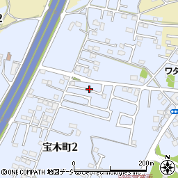 栃木県宇都宮市宝木町2丁目925周辺の地図