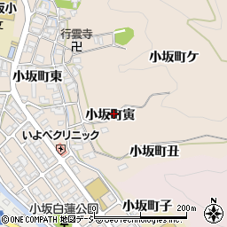 石川県金沢市小坂町寅周辺の地図