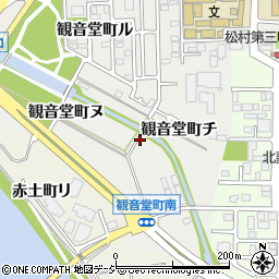 石川県金沢市観音堂町チ79周辺の地図