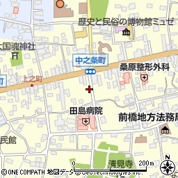浅川時計店周辺の地図