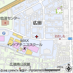 長野県長野市広田152周辺の地図