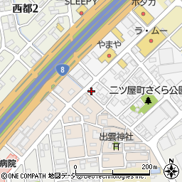 石川県金沢市二ツ屋町6-5周辺の地図