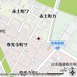 石川県金沢市専光寺町ツ64周辺の地図
