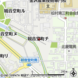 石川県金沢市観音堂町チ45周辺の地図