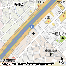 石川県金沢市二宮町14周辺の地図