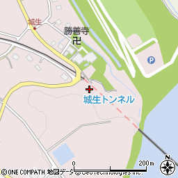 富山県富山市八尾町城生2-2周辺の地図