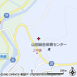 富山県富山市山田中瀬388周辺の地図