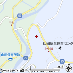 富山県富山市山田中瀬5周辺の地図