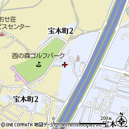 栃木県宇都宮市宝木町2丁目939周辺の地図