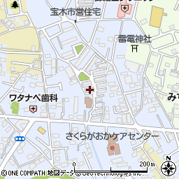 栃木県宇都宮市宝木町2丁目2556周辺の地図