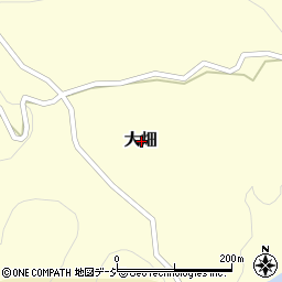 栃木県芳賀郡茂木町大畑周辺の地図