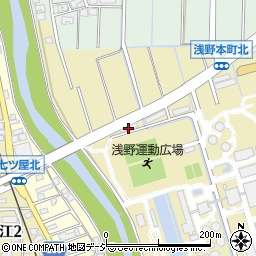 石川県金沢市浅野本町ホ78周辺の地図