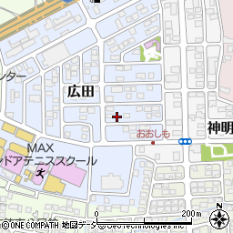 長野県長野市広田255周辺の地図