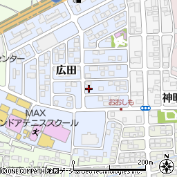長野県長野市広田256周辺の地図