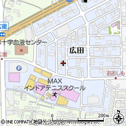 長野県長野市広田118周辺の地図