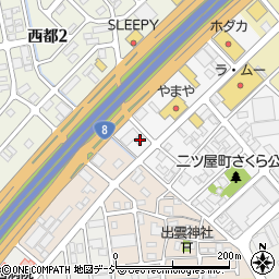 石川県金沢市二ツ屋町11-17周辺の地図