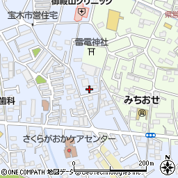 栃木県宇都宮市宝木町2丁目2563周辺の地図