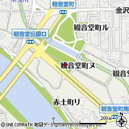 石川県金沢市観音堂町ヌ37周辺の地図