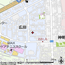 長野県長野市広田241周辺の地図
