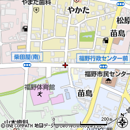 富山県南砺市上三日市周辺の地図