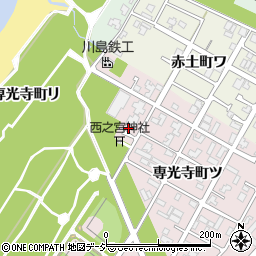 石川県金沢市専光寺町ツ21周辺の地図