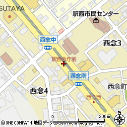 駅西合庁前周辺の地図