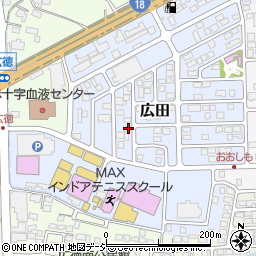 長野県長野市広田117周辺の地図