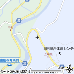 富山県富山市山田中瀬1-1周辺の地図