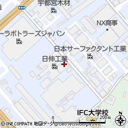 日伸工業株式会社　宇都宮工場周辺の地図