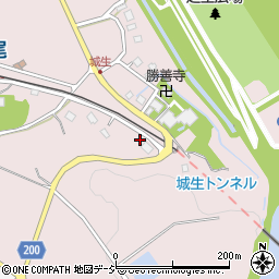 富山県富山市八尾町城生1682周辺の地図