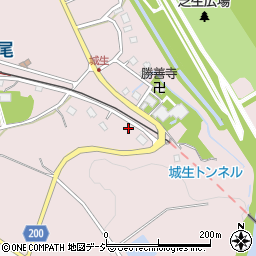 富山県富山市八尾町城生1684周辺の地図