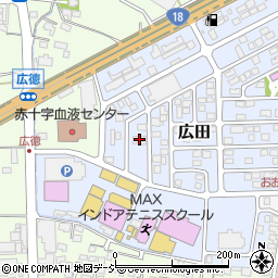 日本食研長野支店周辺の地図
