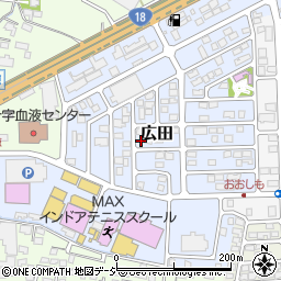 長野県長野市広田176周辺の地図