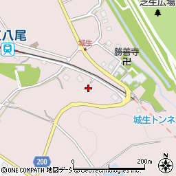 富山県富山市八尾町城生1693周辺の地図