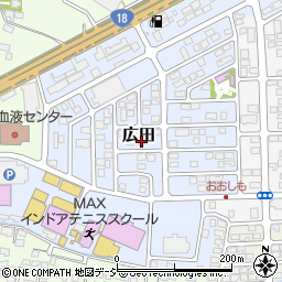 長野県長野市広田174周辺の地図