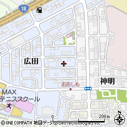 長野県長野市広田235周辺の地図