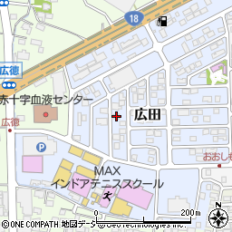 長野県長野市広田123周辺の地図