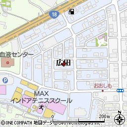 〒381-2213 長野県長野市広田の地図