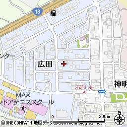 長野県長野市広田225周辺の地図
