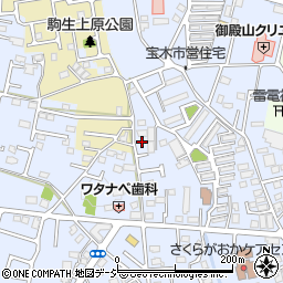 栃木県宇都宮市宝木町2丁目1006周辺の地図