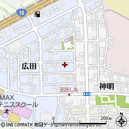長野県長野市広田56周辺の地図